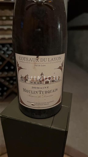 Wijnen Blanc moelleux Domaine Moulin Turquais 2010 Frankrijk Loirevallei Coteaux du Layon AOC