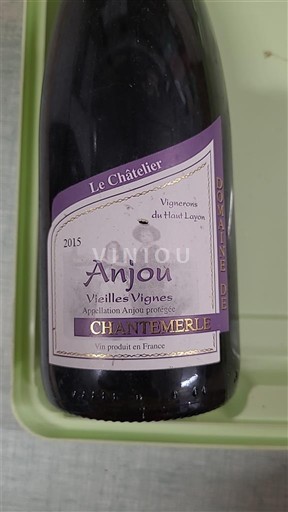 Vine Rouge sec Le Châtelier Vieilles Vignes Domaine Chantemerle 2015 Frankrig Loire-dalen Anjou AOC