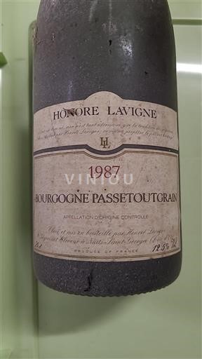 Bourgogne Bourgogne-passetoutgrain Honoré Lavigne 1987