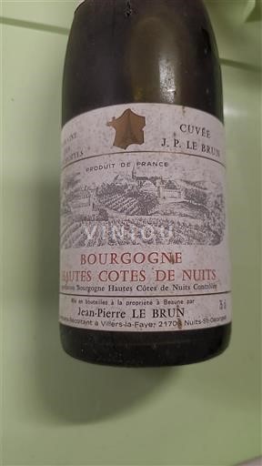 Burgundsko Hautes Côtes de Nuits Jean-Pierre Le Brun J.P. Le Brun 1985
