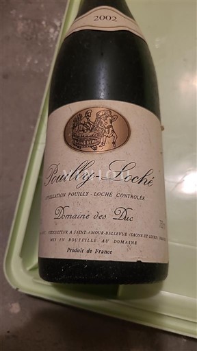 Burgundsko Pouilly-Loché Domaine Des Duc Gaec des Duc 2002