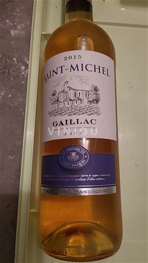 Vin Blanc doux Saint-Michel 2015 France Sud-Ouest Gaillac AOC