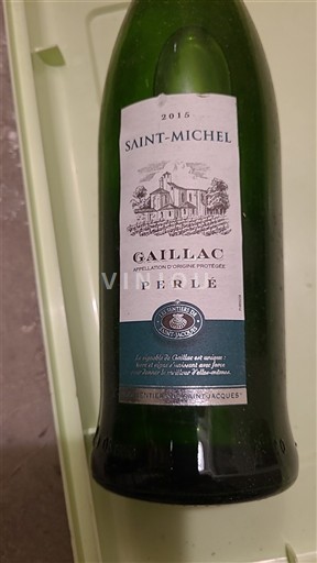 Vin Blanc sec Perlé Saint-Michel 2016 France Sud-Ouest Gaillac AOC