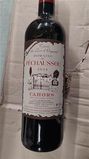 Sydvestfrankrig Cahors Domaine Péchaussou du Roc d'Orgueil 2024