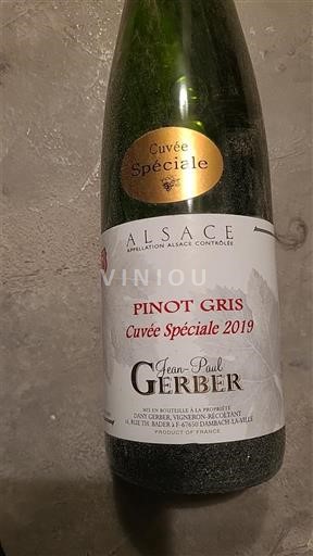 Alsace Pinot xám Grand Cru Jean-Paul Gerber Spéciale 2019
