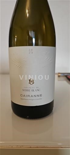 Rhônen laakso Cairanne Château Serre-Blanc 2023