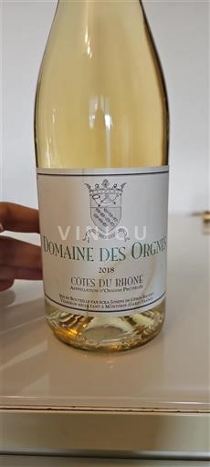 Valle del Rodano Côtes-du-Rhône Domaine S Orgnes 2018