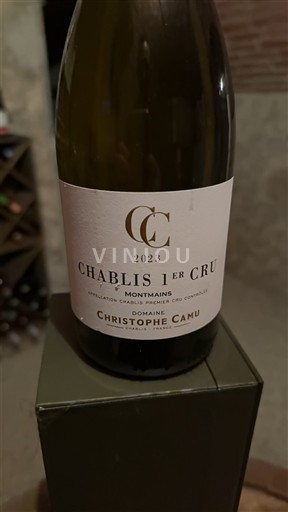 Burgundsko Chablis Premier Cru Domaine Christophe Camu Montmains 2023