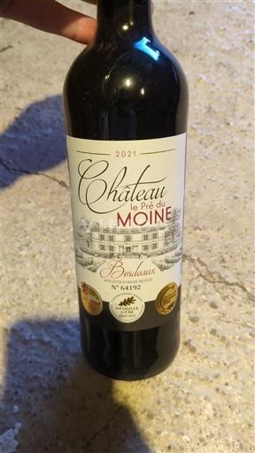 Bordoja Bordo Château Le Pré du Moine 2021