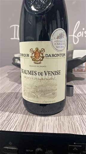 Údolí Rhôny Beaumes de Venise Cru Terroir Daronton Neročník