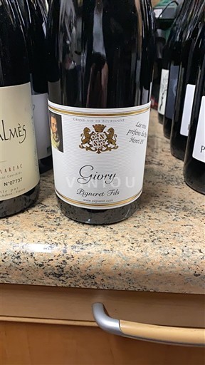 Vina Rouge sec Pignoret Fils 2022 Francija Burgundija Givry AOC