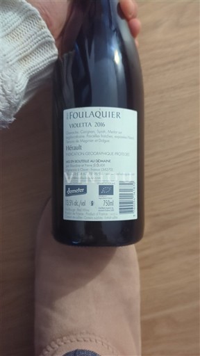 Languedoc und Roussillon Hérault Foulaquier Violetta 2016