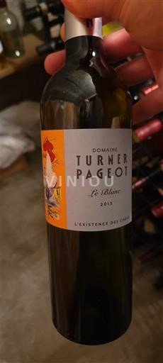 Vine Blanc sec Le Blanc Domaine Turner Pageot 2013 Frankrig Languedoc AOC