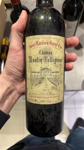 Bordeaux Saint-Émilion Grand Cru Grand Cru Château Moulin Bellegrave 2012