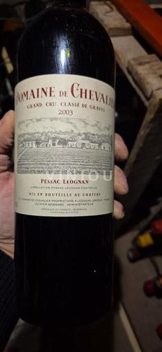 Bordeaux Pessac-Léognan Grand Cru Domaine Chevalier 2003