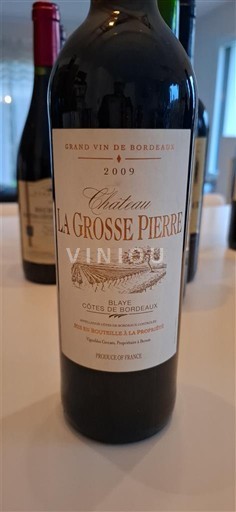 Bordeaux Blaye-côtes-de-bordeaux Château La Grosse Pierre 2009