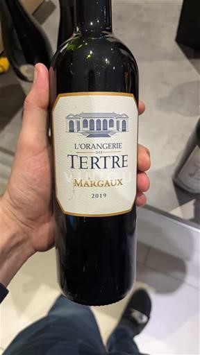 Bordeaux Margaux Château Tertre L'Orangerie du Tertre 2019