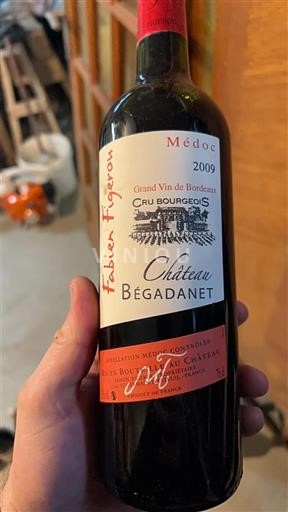 Bordeaux Médoc Cru Bourgeois Château Bégadanet 2009