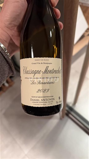 Burgundsko Chassagne-montrachet Daniel Antonin Les Renardières 2022