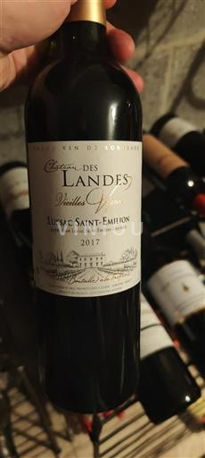 Bordeaux Lussac-saint-émilion Château S Landes Vieilles Vignes 2017