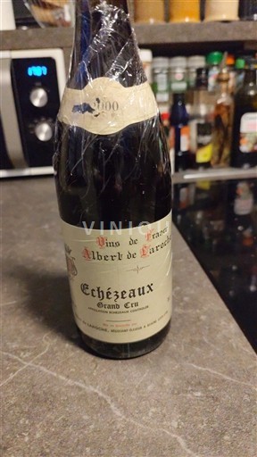 Vina Rouge sec Albert de Laroche 2000 Francija Burgundija Échézeaux AOC Grand Cru
