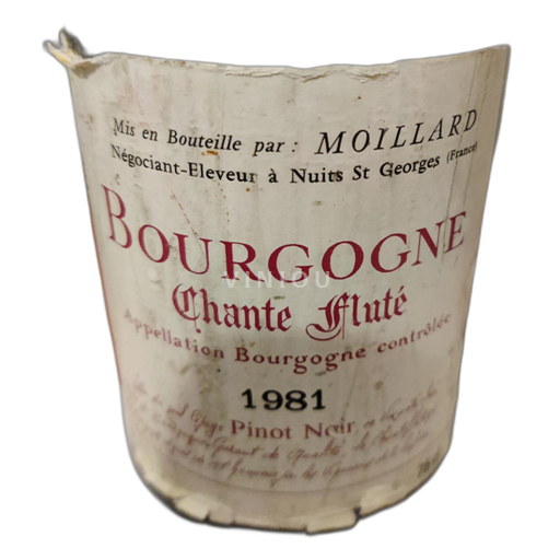 Bourgogne Moillard Chante Flûté 1981