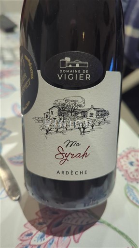 Alpen en Rhônevallei Ardèche Domaine Vigier Ma Syrah 2023