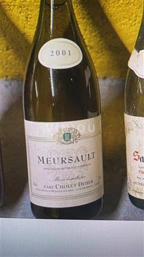 Bourgogne Meursault Marc Chollet Debes 2001