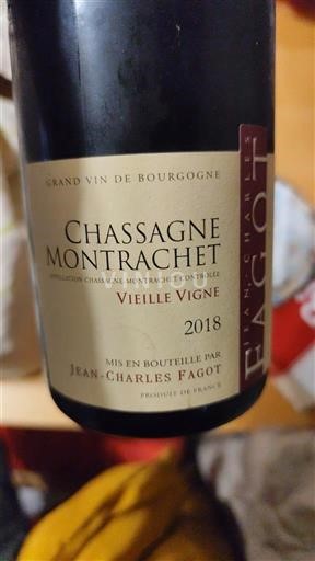 Burgundsko Chassagne-montrachet Jean-Charles Fagot Vieille Vigne 2018