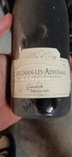 Vale do Ródano Grignan-les-adhémar Villa d'Eng Grande Récolte 2019
