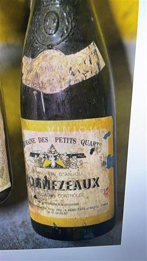 Loiretal Bonnezeaux Domaine S Petits Quarts Les Ormezeaux 1987