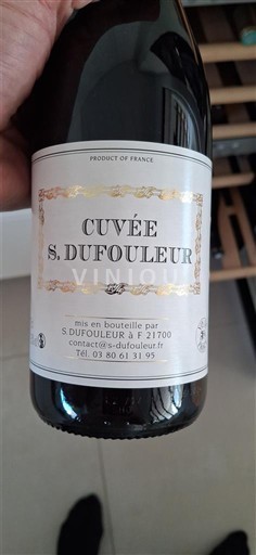 Vin Rouge sec Cuvée S. Dufouleur S. Dufouleur Non millésimé Frankrike Burgund AOC