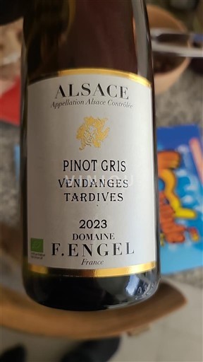 Ельзас Vendanges Tardives Domaine F. Engel Pinot Gris Vendanges Tardives 2023