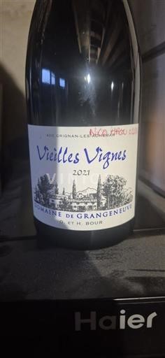 Valle del Rodano Grignan-les-adhémar Domaine Grangeneuve Vieilles Vignes 2021