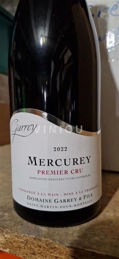 Burgundy Mercurey Premier Cru Domaine Garrey & Fils 2022