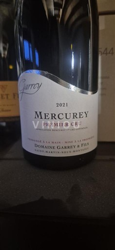 Burgundsko Mercurey Premier Cru Domaine Garrey & Fils 2021