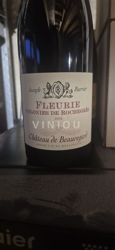 Beaujolais Fleurie Château Beauregard Colonies de Rochegrès 2019