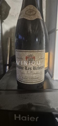 Burgundsko Beaune Premier Cru Evelyne Gagnerot Beaune Les Reversées 1er Cru 1997