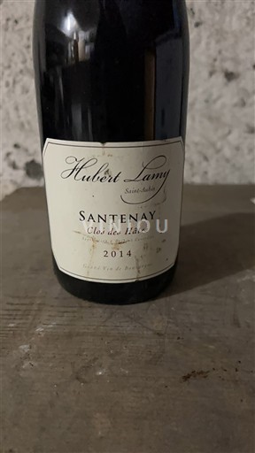 Burgundsko Santenay Hubert Lamy Clos des Hâtes 2014