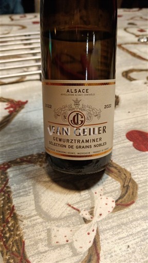 Алзас Аласас Jean Geiler Sélection de Grains Nobles 2022