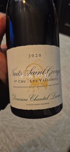 Bourgogne Premier Cru Domaine Chantal Lescure Les Vallerots 2020
