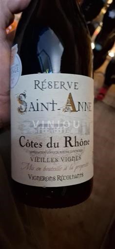 Vallée du Rhône Côtes-du-rhône Saint-Anne Réserve Non Millésimé