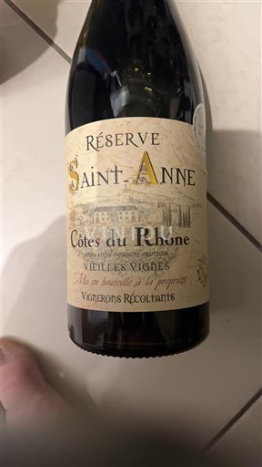 Vallée du Rhône Côtes-du-rhône Saint-Anne Réserve Non Millésimé