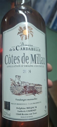 Tây Nam Côtes-de-Millau Domaine La Cardabelle 2024