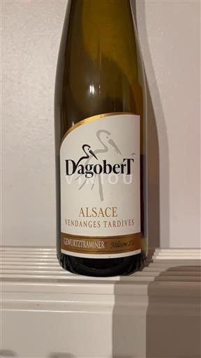 Vine Blanc moelleux Dagobert 2018 Frankrig Alsace Ikke specificeret AOC Vendanges Tardives