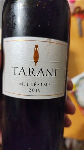 Sudoeste Comté tolosano Tarani Millésime 2019