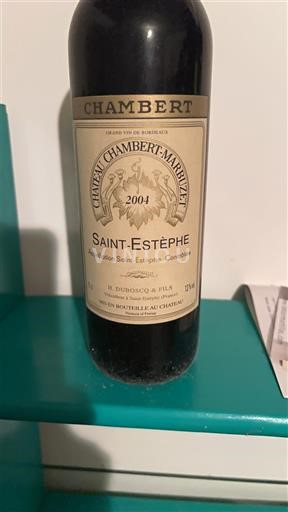 Burdeos Saint-Estèphe Château Chambert-Marbuzet 2004