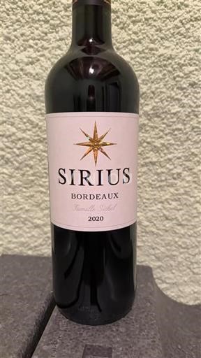 Bordeaux Famille Sichel Sirius 2020