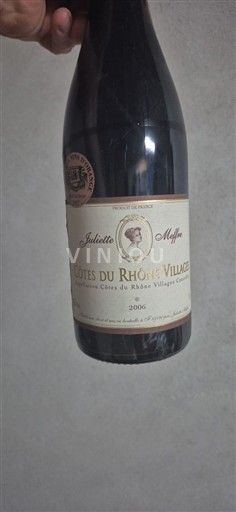 Vale do Ródano Côtes-do-ródano-villages Juliette Maffre 2006
