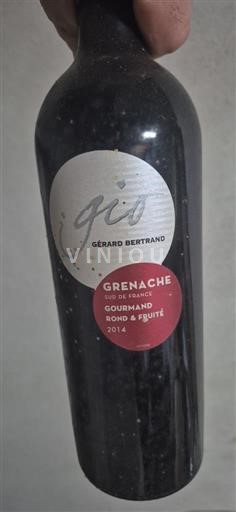 Languedoc-Roussillon Pays d'Oc Gérard Bertrand gio Grenache 2014